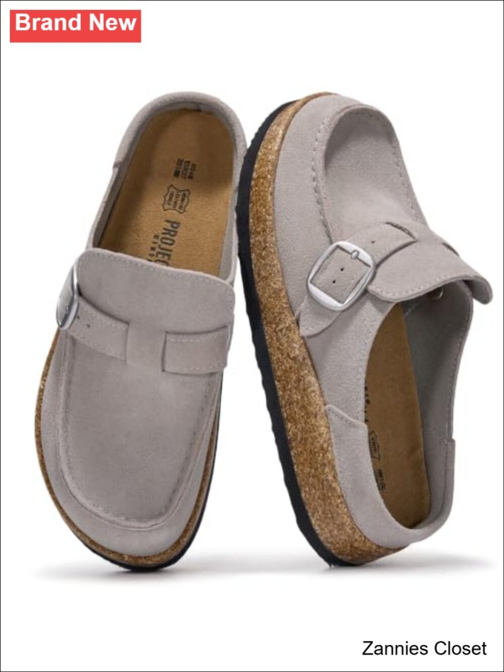 ✨ Genuine Leather Mocc Women Non-Slip Mules Comfort Fall Shoes